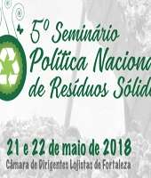 Secretaria das Cidades participa do 5º Seminário Política Nacional de Resíduos Sólidos