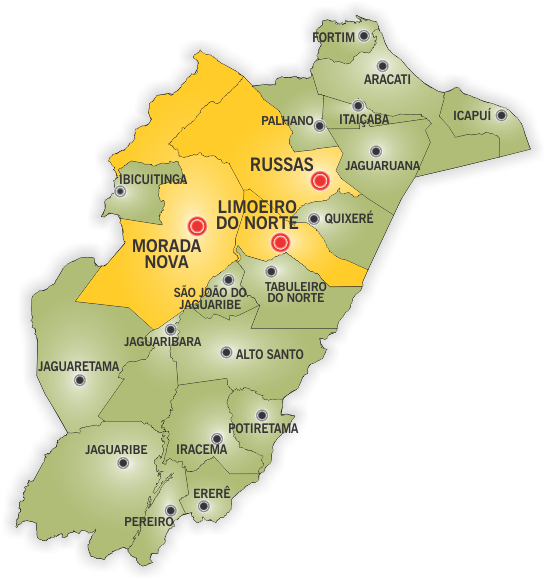 mapa ugp2 vale jaguaribe