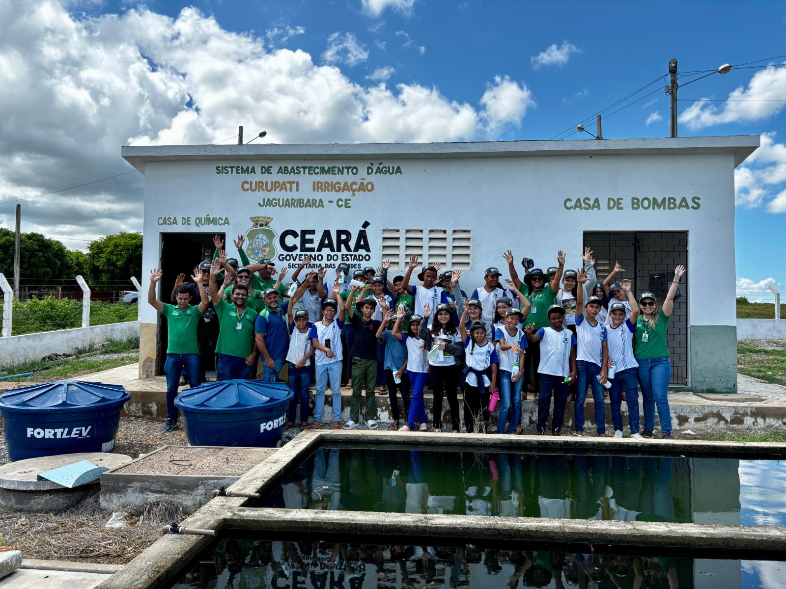 Programa Águas do Sertão realiza ação educativa sobre água tratada para estudantes de Jaguaribara