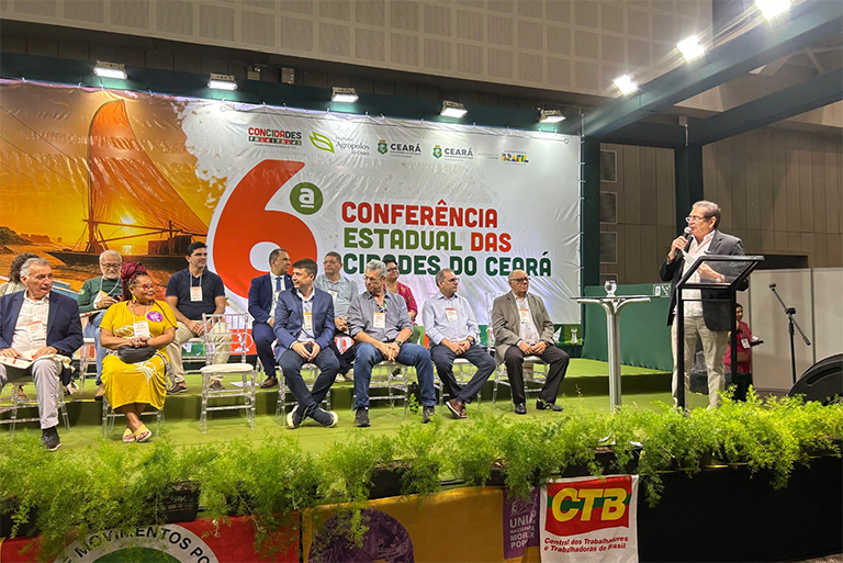 A Secretaria das Cidades realiza hoje, quarta-feira (20) e amanhã (21)  a 6ª Conferência Estadual das Cidades, no Centro de Eventos do Ceará.