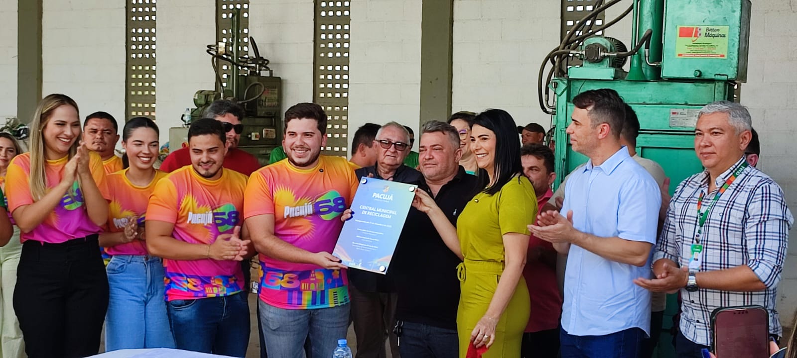 SCidades inaugura nova Central Municipal de Reciclagem (CMR), no município de Pacujá